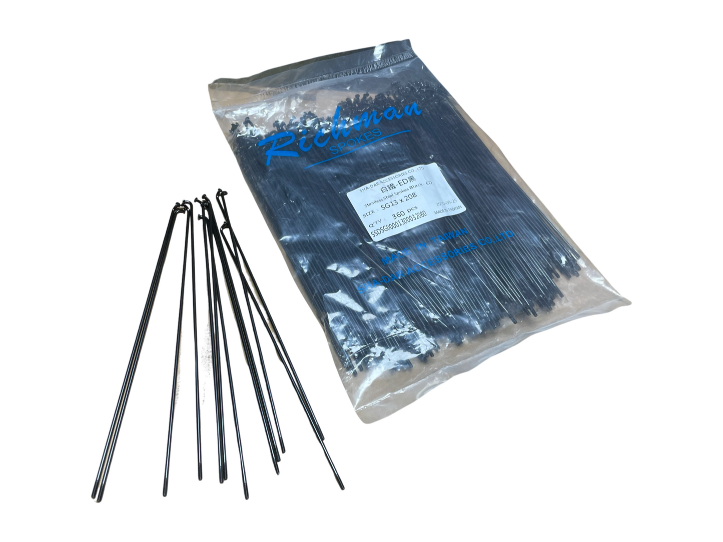 VanMoof spokes 209 mm black