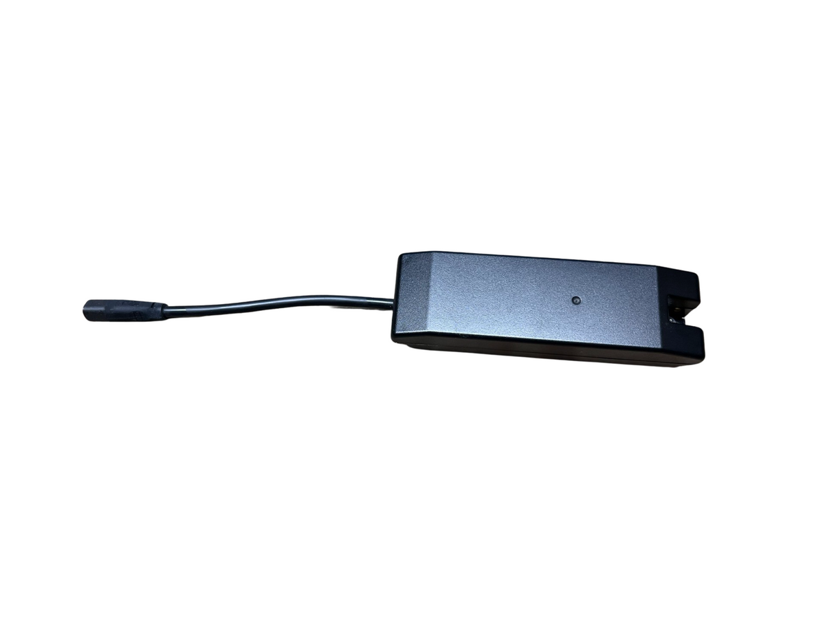VanMoof X2 charging port and speaker box